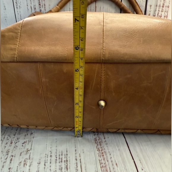 Chocolat Blu Tan Woven Leather Hobo Bag - Picture 16 of 17